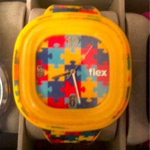 Autism Awareness Puzzle Pieces Men’s Watch